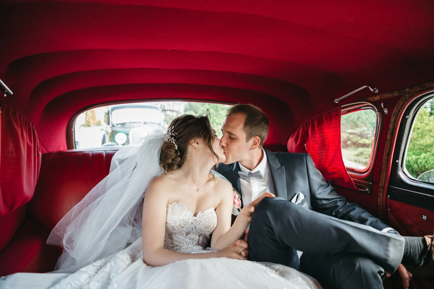Wedding car and London wedding venue